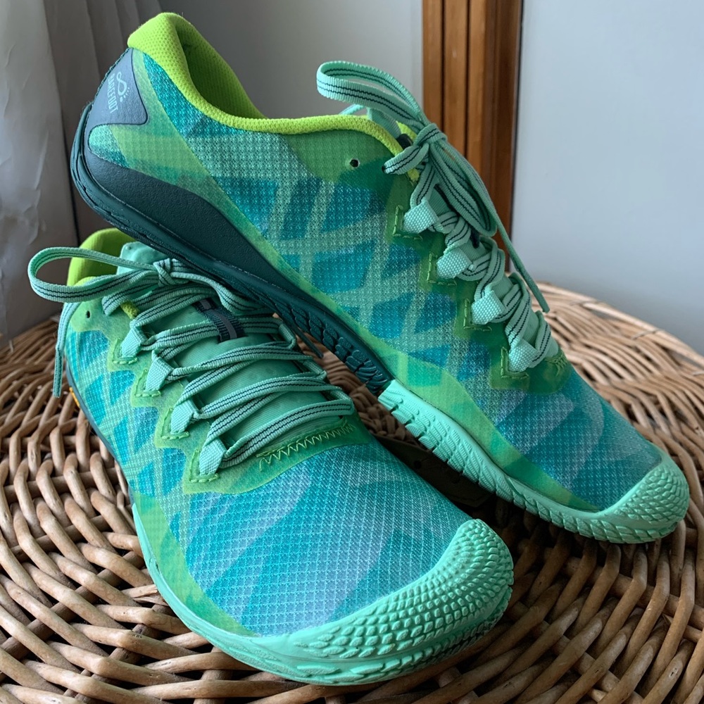 Merrell Vapor Glove 3, Womens Size 8, Green - Garden Topiary